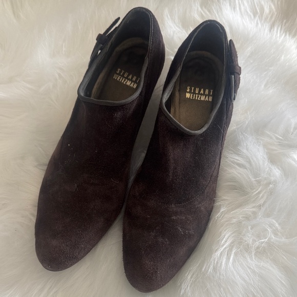 Stuart Weitzman women’s  Dark Brown Suede Boots - Picture 1 of 2